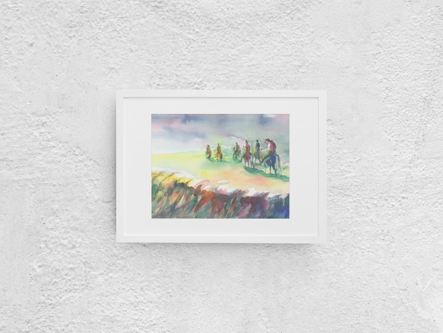 The way home, A4 Landscape