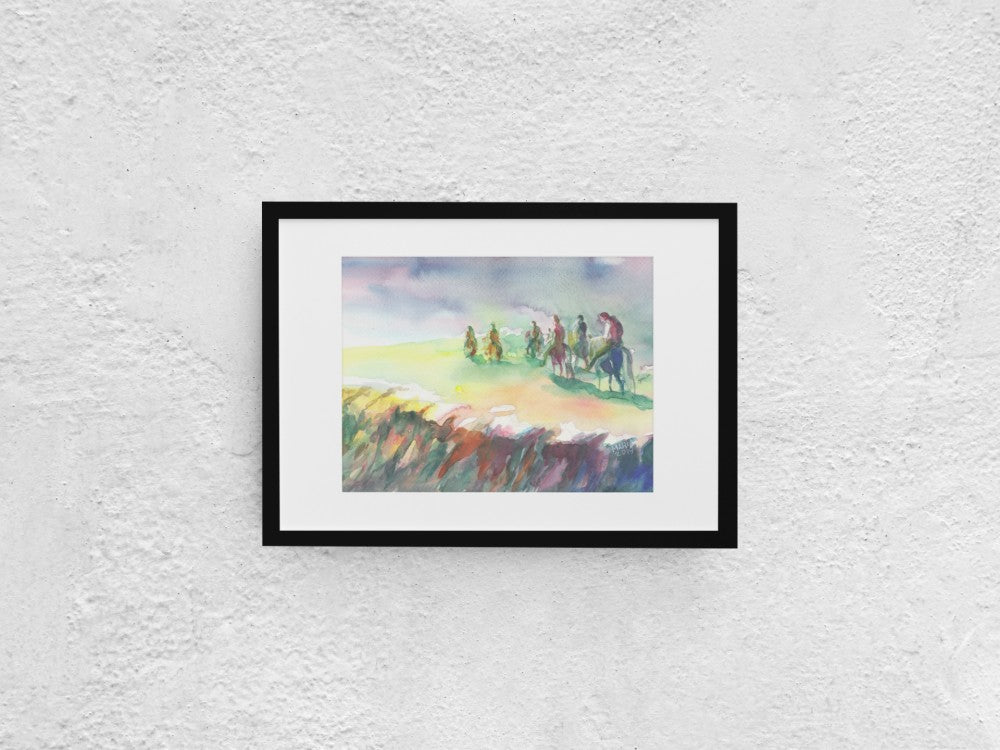 The way home, A4 Landscape