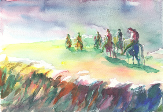 The way home, A4 Landscape