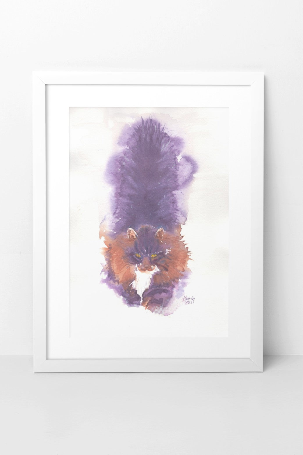 Wild tail, A3 Portrait