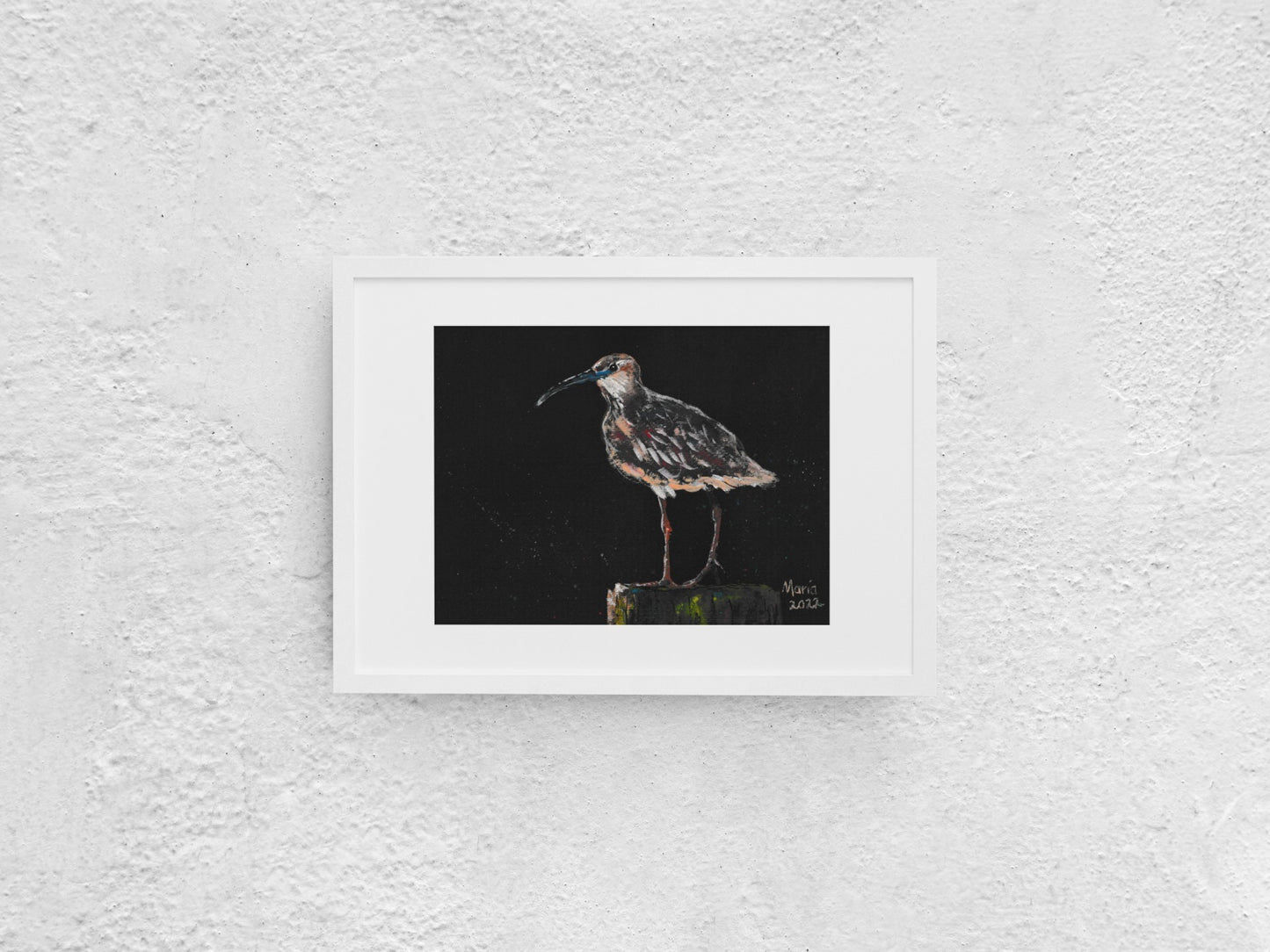 Whimbrel, A4 Landscape